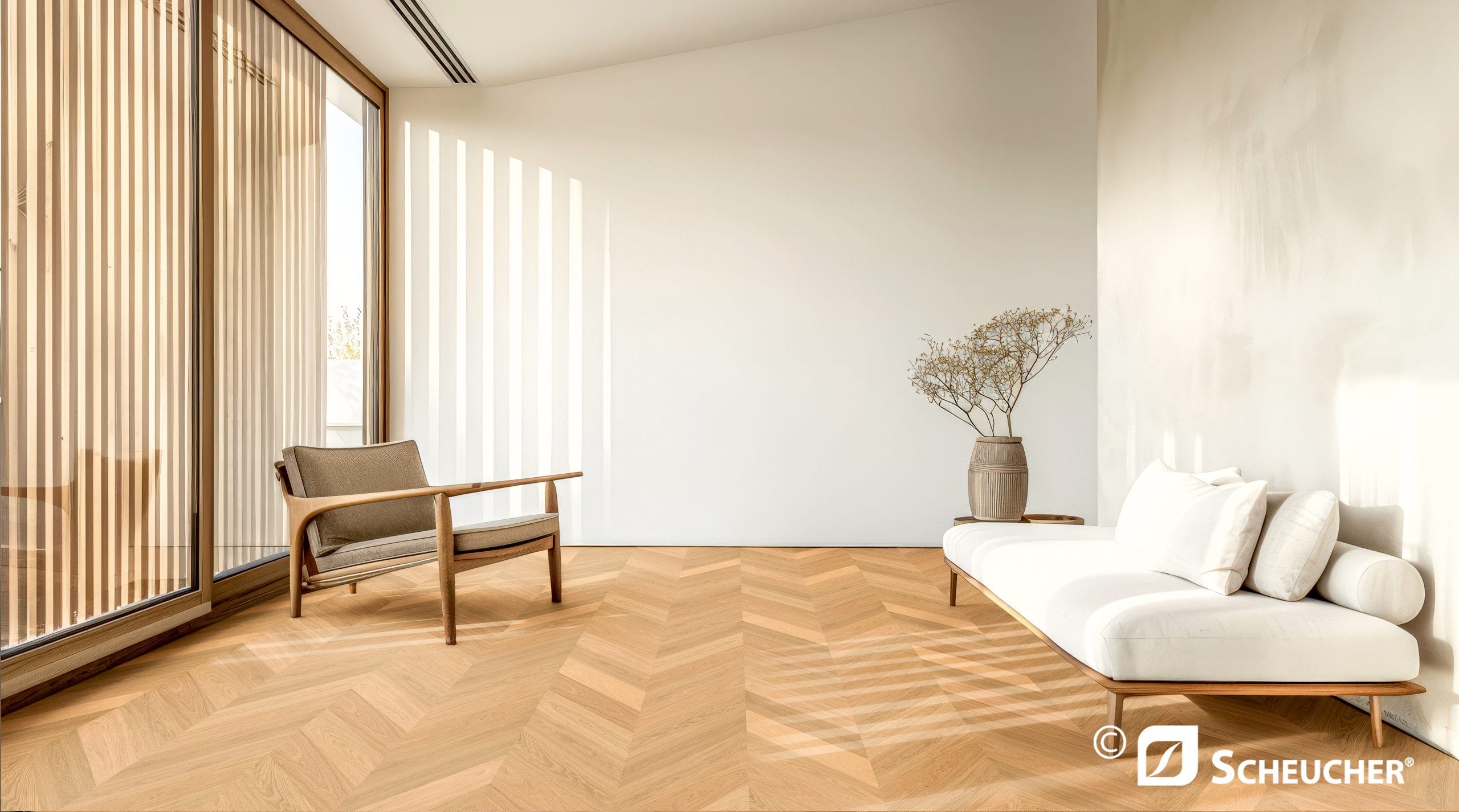 Französisch Fischgrät Multiflor 740 45° NATUR