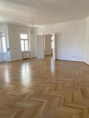 Raum mit  Parkett geölt